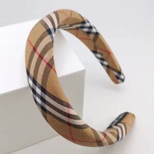 NWT Classic Plaid Hairband Hair BAND
